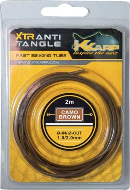 K-Karp Xtr Sinking Tube Brown 200 cm 1,0-2,0mm, gubancgátló