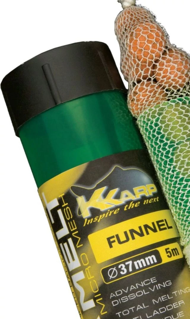 K-Karp XTR Melt PVA Funnel 44mm 5m, PVA háló+tölcsér