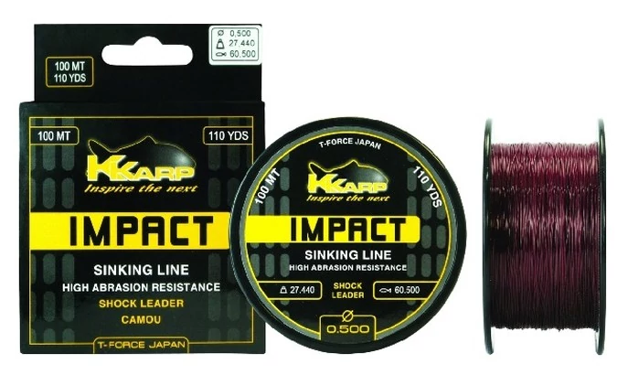 K-Karp Impact Shock Leader 100m 0,50mm monofil zsinór