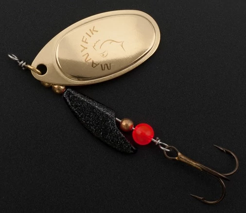 Manyfik MOBBY F FG01-1 3,5g gold-black körforgó villantó