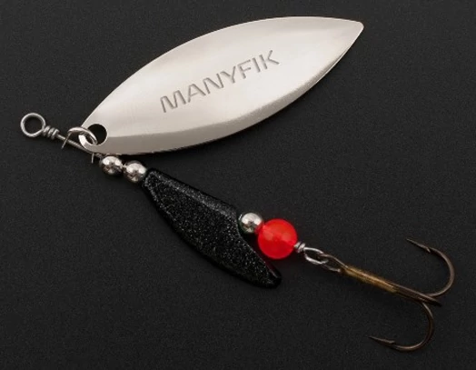 Manyfik MOBBY V VS01-2 3g silver-black körforgó villantó