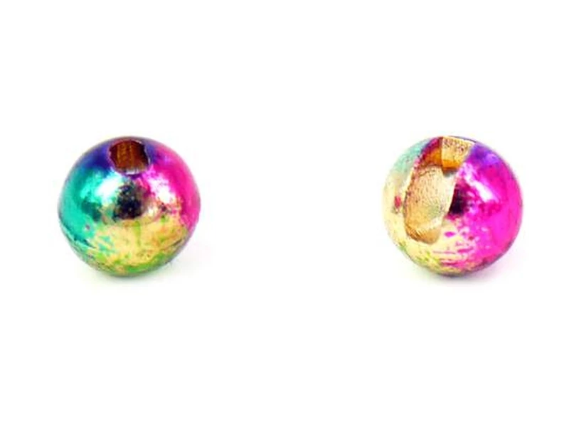 Tungsten fej-réselt, szivárvány - 3,0 mm - 10 db