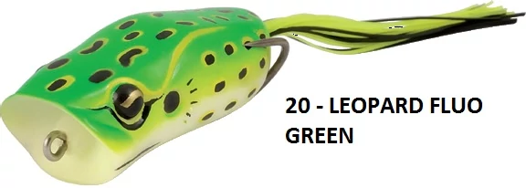 Rapture Popper Frog 60mm 1/2Oz(15g) Le Fluogeen, gumibéka
