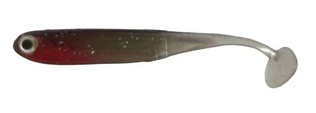 Rapture Mini Minnow Shad Tail 45mm Hot Silver 6db/csg, lágygumi csali