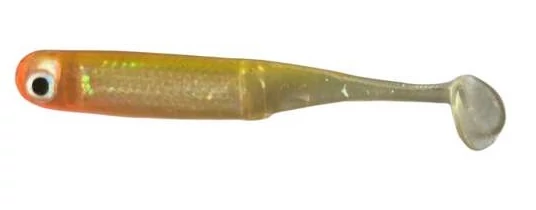 Rapture Mini Minnow Shad Tail 45mm Clown Chart 6db/csg, lágygumi csali