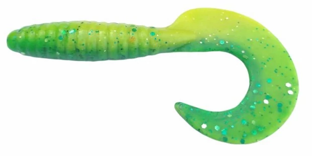 Rapture Fun Tail Grub 6.5cm green lime plasztik csali