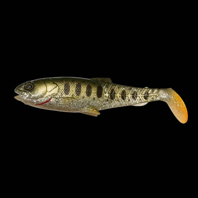 Savage Craft Cannibal Paddletail 6,5cm 4g Olive Pearl Silver Smolt