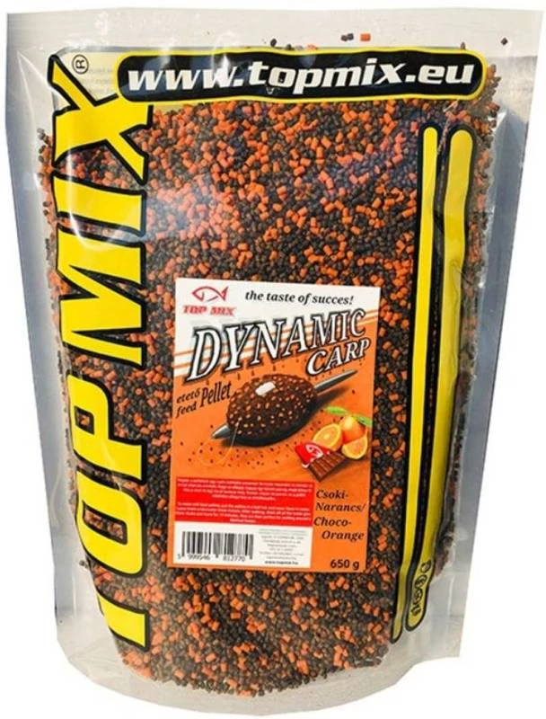 Top Mix Dynamic Carp etető pellet 800g Csoki-narancs