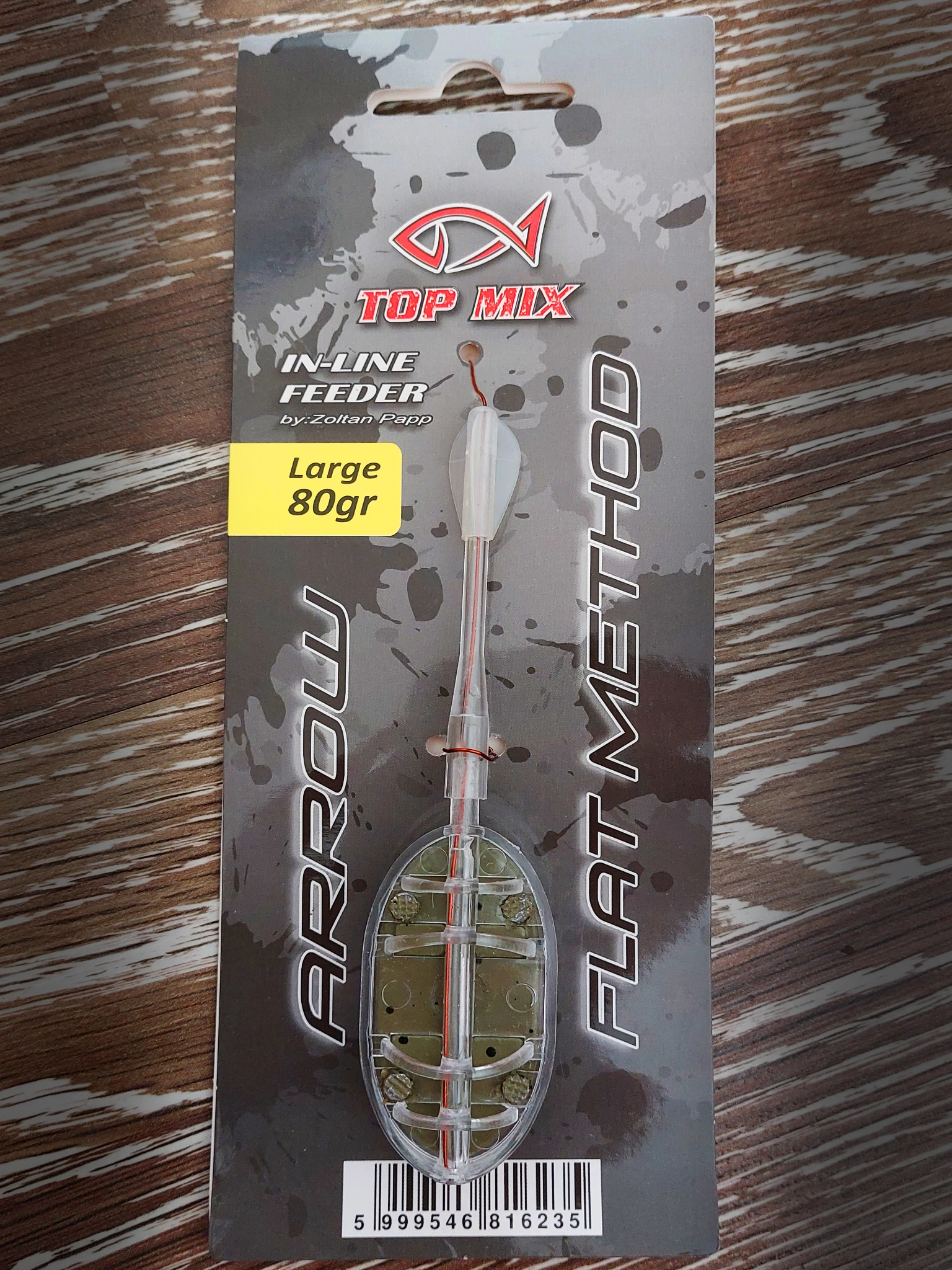Top Mix Arrow Flat method feeder kosár - L 80g 1db/cs
