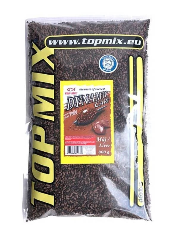 Top Mix Dynamic Carp etető pellet 800g Máj