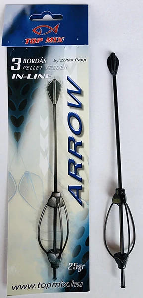 Top Mix Arrow hárombordás method feeder kosár 25g