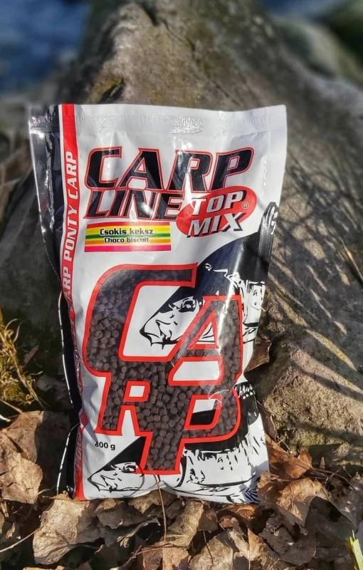 Top Mix Carp Line Fluoro etető pellet Csokis keksz 800g
