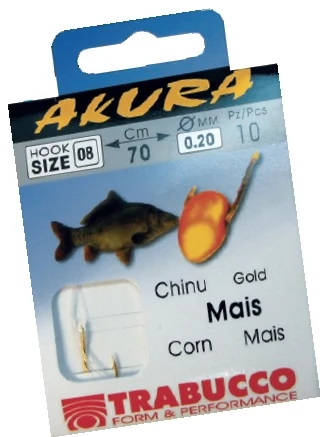 Akura Mais Libr.01X0,30 előkötött horog