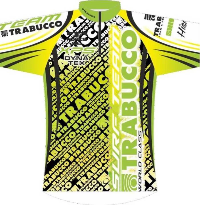 Trabucco Surf Team póló L Zőld/sárga