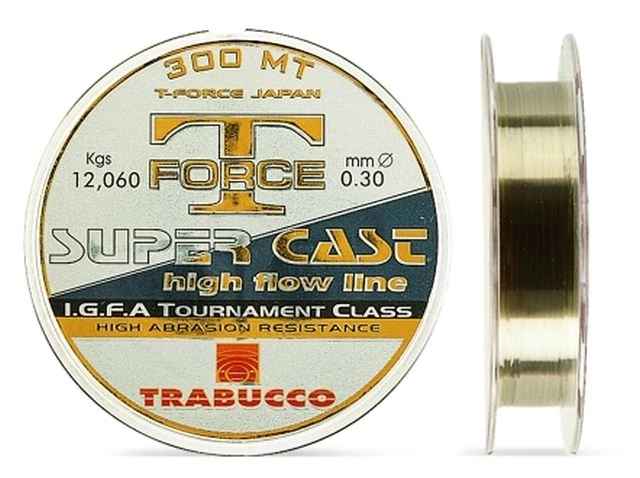 Trabucco T-Force Super Cast 300m 0,185mm monofil zsinór