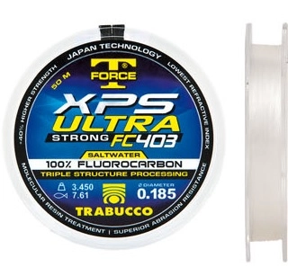 Trabucco T- Force Xps Ultra Fluorocarbon 403 Saltwater 50 m 0,40 mm előkezsinór