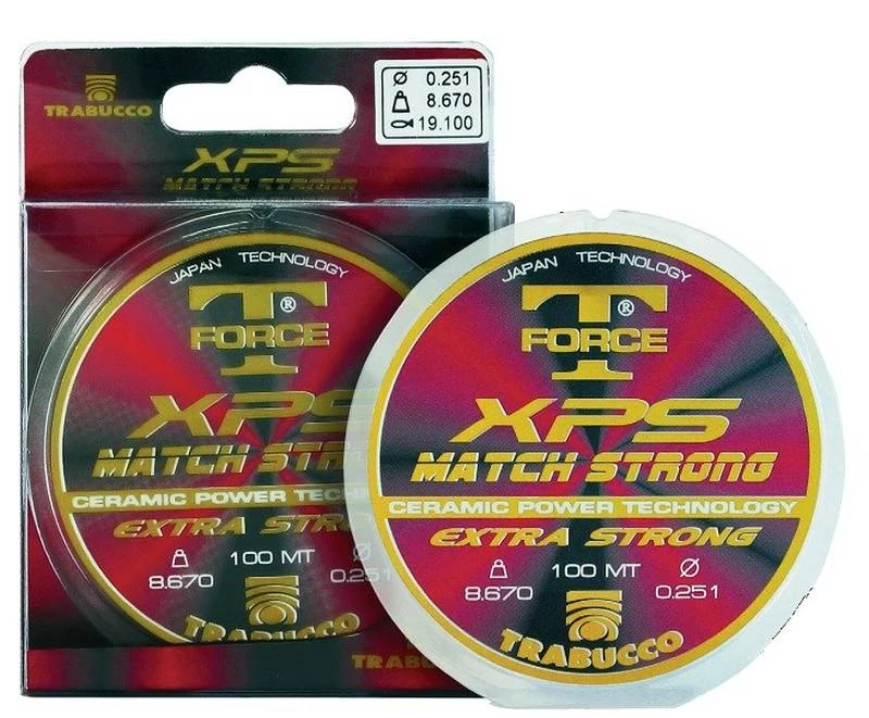 Trabucco T-Force Xps Match Strong 25m 0,18mm monofil előkezsinór