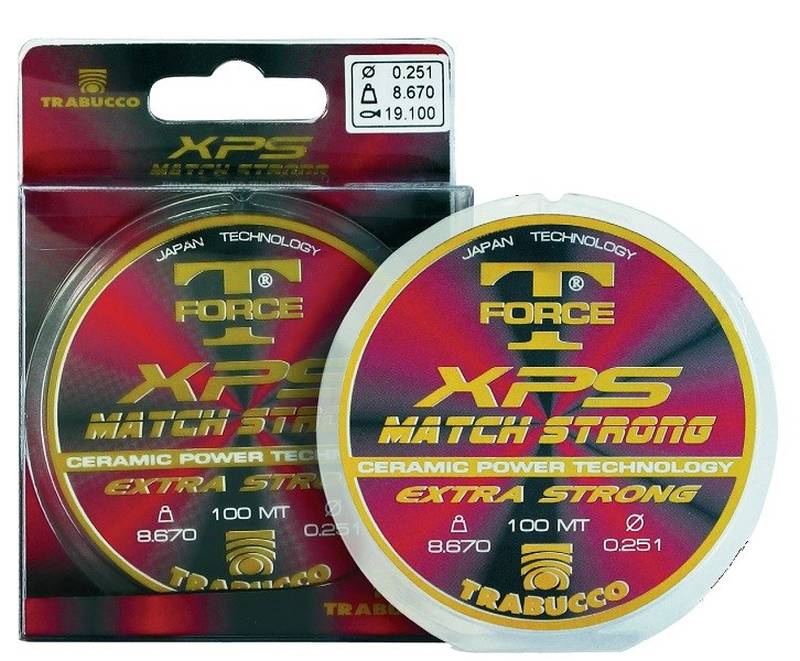 Trabucco T-Force Xps Match Strong 25 m 0,12 mm előkezsinór