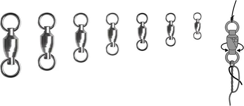 Trabucco Bb Swivel Solid Ring 6db 06, forgó