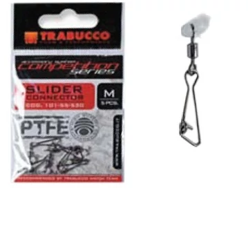 Trabucco Slider Connector teflon 5 db M teflonos csúszó úszórögzítő