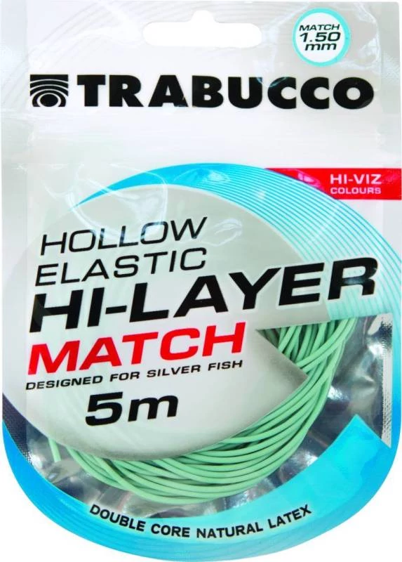 Trabucco Hi-Layer Hollow Elastic Match rakós csőgumi 1,5mm 5m