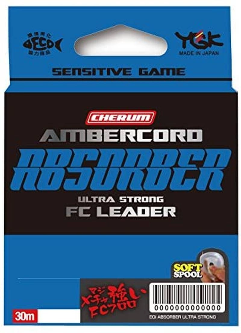 YGK Ambercord Absober Ultra Strong 30 m 0,104 mm (0.4PE) 2,4 lb előkezsinór