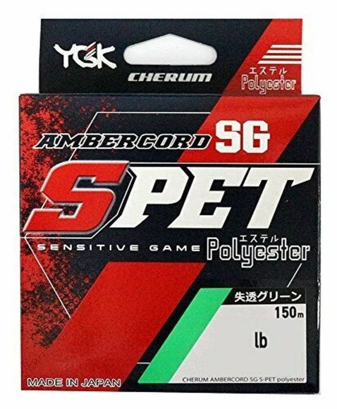YGK Cherum Ambercode S-PET 150 m 0,117mm  (0,5PE) 2,5 lb  zöld poliészter zsinór