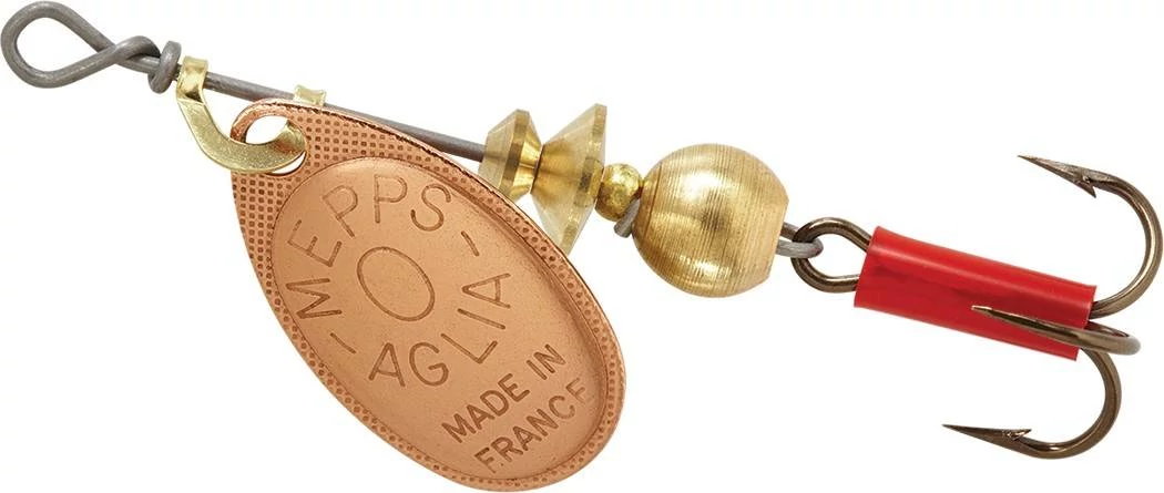 Mepps Aglia Nr.0 bronz 2,5g körforgó villantó
