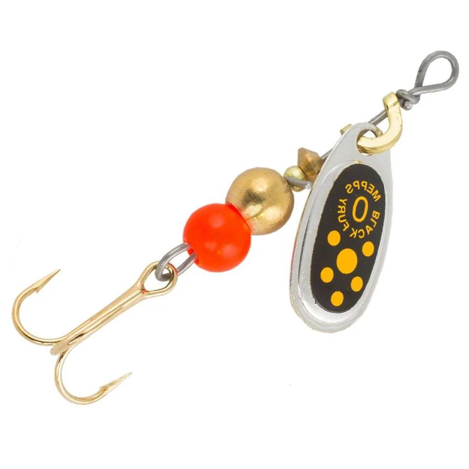 Mepps Black Furry Nr.0 jaune/ezüst 2,5g körforgó villantó