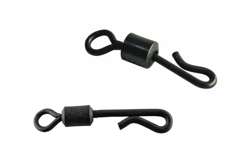 CarpZoom Bojlis matt fekete #4 gyorskapocs 10db/csg