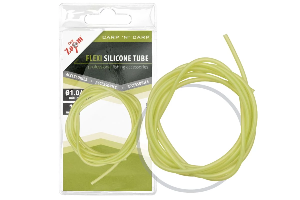 CarpZoom Flexi 1,0-2,0mm zöld 1m szilikon cső