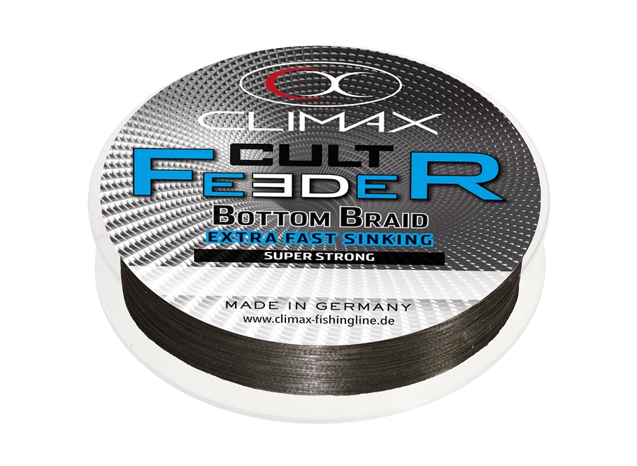 Climax Cult Feeder Bottom Braid 110m 0,18mm 9,5kg Dark Grey fonott monofil zsinór