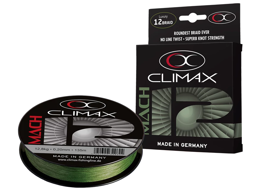 Climax Mach X12 Moss Green 135m 0,11mm 6,0kg fonott zsinór