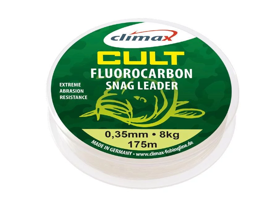 Climax Cult Carp Fluorocarbon Snag Leader 50m 0.60mm 40lb előkezsinór