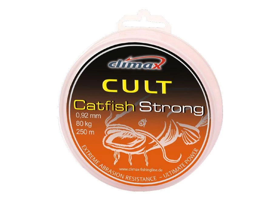 Climax Cult Catfish Strong Braid Brown 280m 0.60mm 60kg fonott zsinór