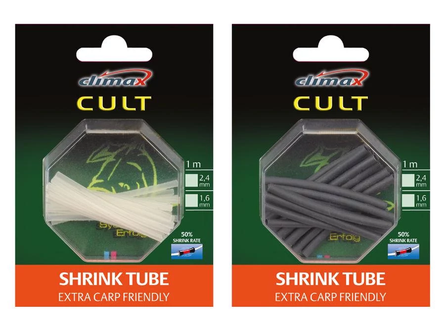 Climax Cult Carp Shrink Tube 50cm 2.4mm Black zsugorcső
