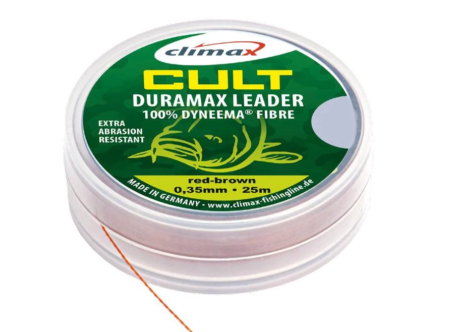 Climax Cult Carp Duramax Shockleader 25m 15lb pontyozó fonott előkezsinór
