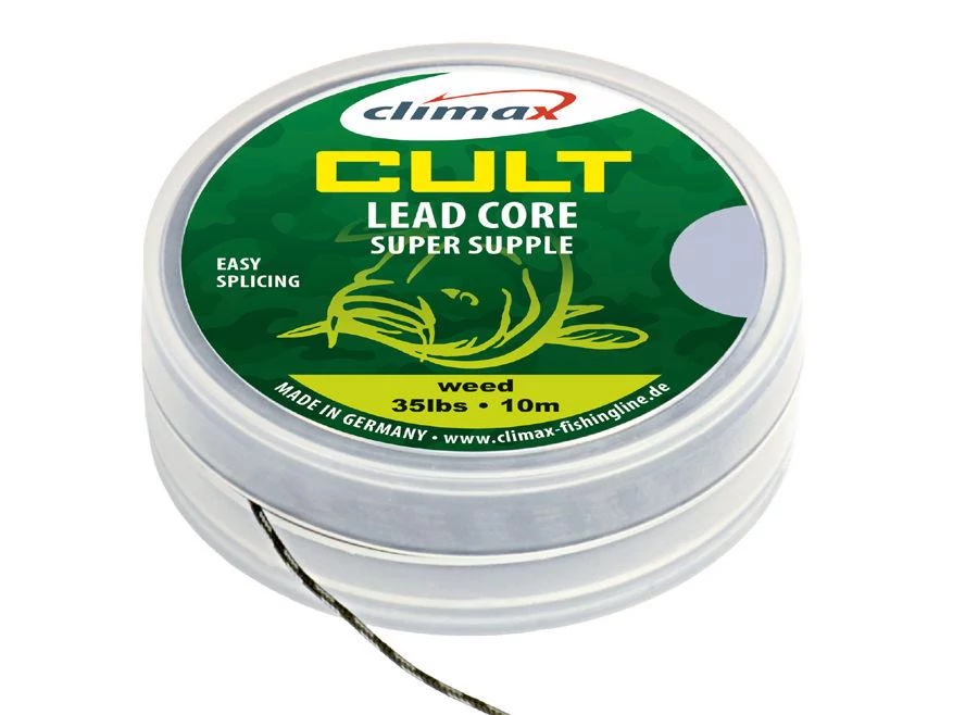Climax Cult Carp Leadcore 10m 35lb Dark Silt pontyozó előkezsinór