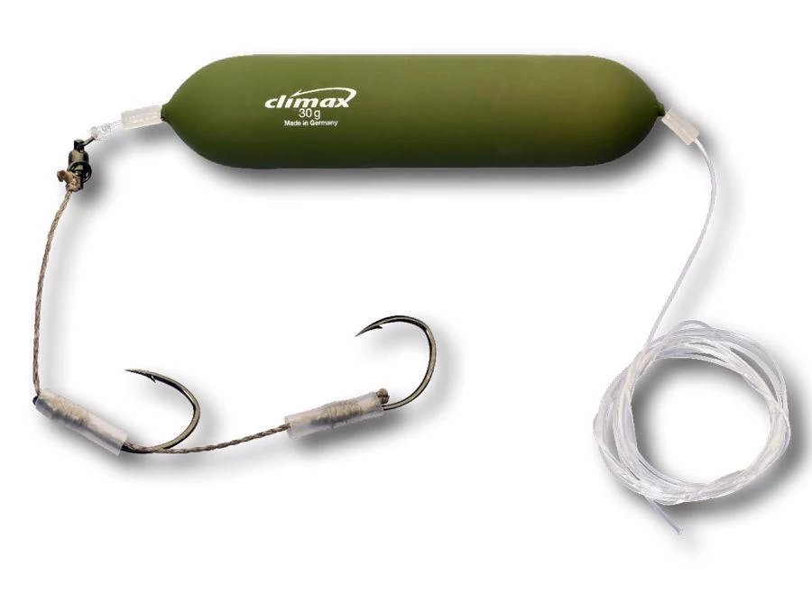 Climax Cult Catfish Rig Worm Combi Rig 180cm 54kg 7/0 2/0 előkötött szerelék