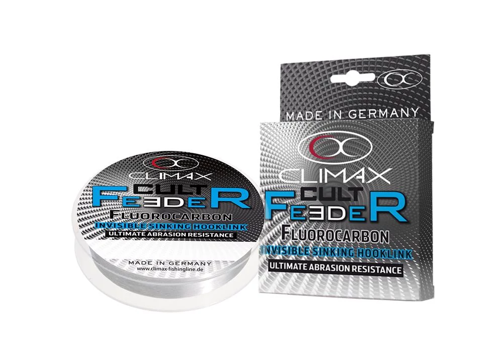Climax Cult Feeder Fluorocarbon Invisibile Hooklink 25m 0.26mm előkezsinór