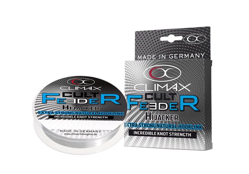 Climax Cult Feeder Hijacker Natural Hooklink 25m 0.28mm monofil előkezsinór