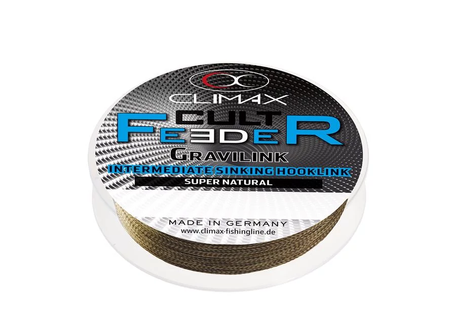 Climax Cult Feeder Braid Gravilink 10m 0.13mm Camou Brown fonott előkezsinór