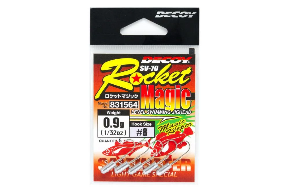 Decoy SV-70 Rocket Magic 0,9g #8 jig fej 5 db/csg