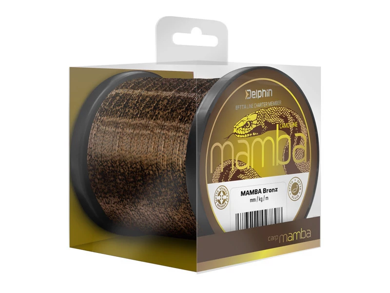 Delphin MAMBA Carp Bronz 0,26mm 5,2kg 6000m monofil zsinór