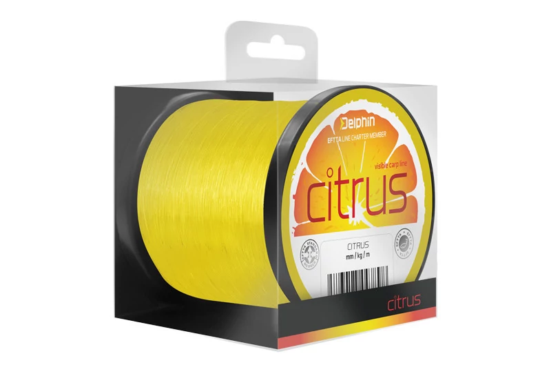 Delphin CITRUS sárga 0,28mm 5,9kg 26000m monofil zsinór