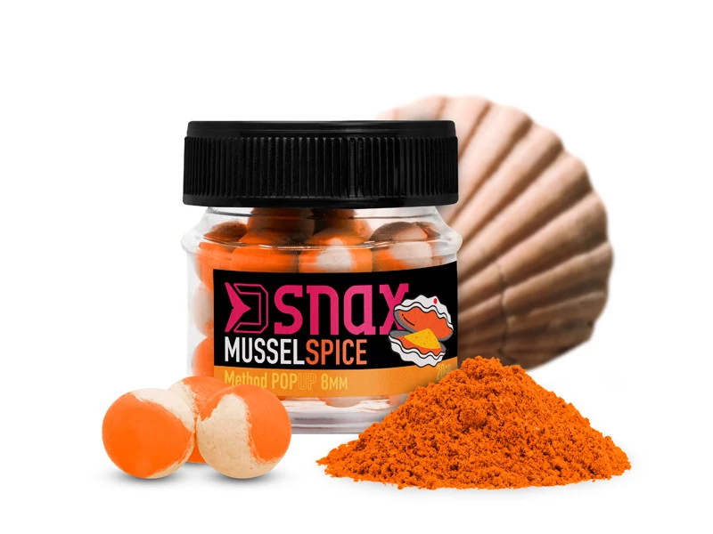 Delphin D SNAX POP csali 12mm 20g Kagyló-Fűszer pop up