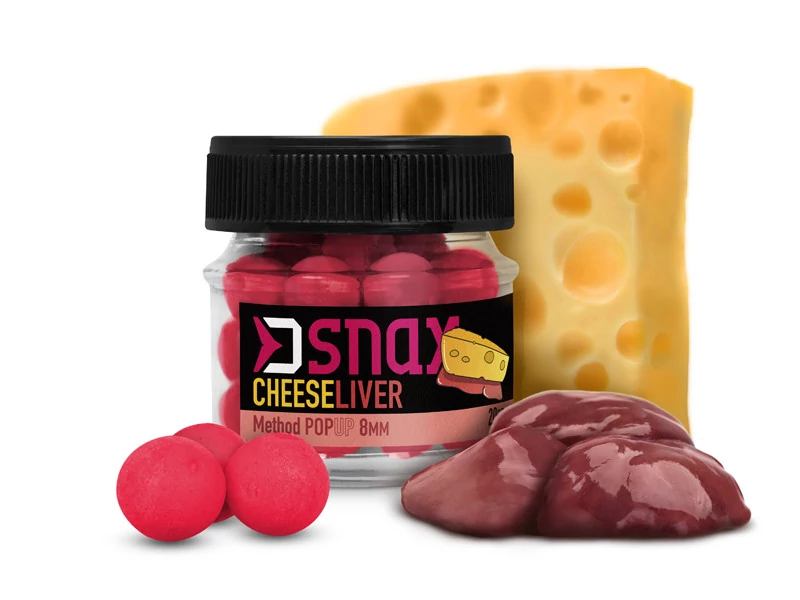Delphin D SNAX POP csali 5.5mm 20g Sajt - máj pop up