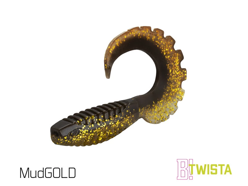 Delphin TWISTA UVs 6x 5db 8cm MudGOLD Duopack box