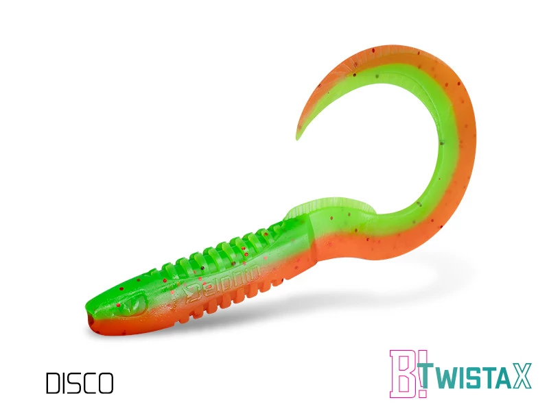 Delphin TwistaX Eeltail UVs 5db 15cm DISCO gumihal
