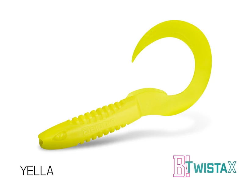Delphin TwistaX Eeltail UVs 5db 15cm YELLA gumihal
